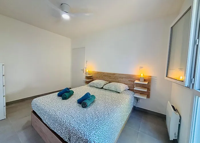 Apartment With Garden Direct Access To Beach,parking Free *