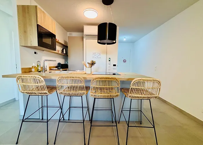 Apartment With Garden Direct Access To Beach,parking Free Vias